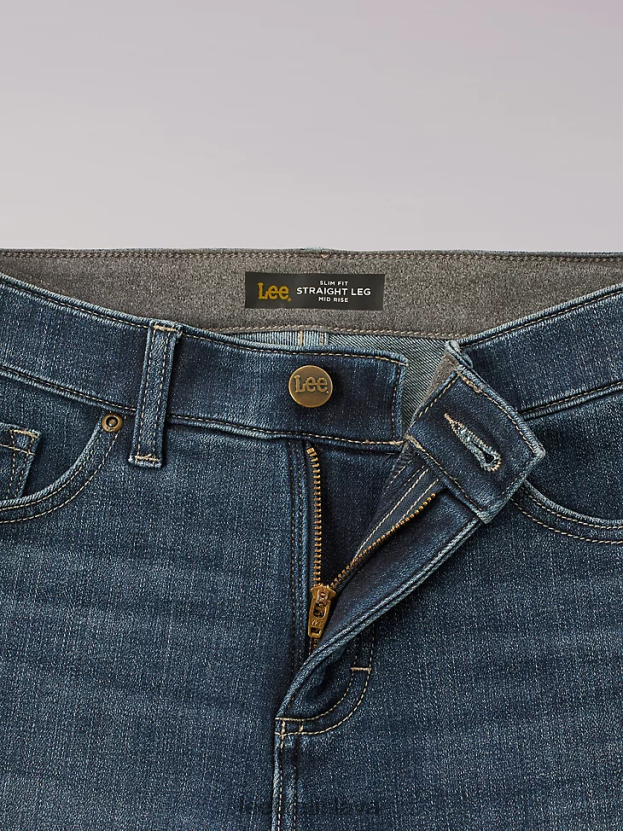 Lee oblečenie HL0J0R47 nebeský ženy ultra lux comfort slim rovné džínsy (drobné)