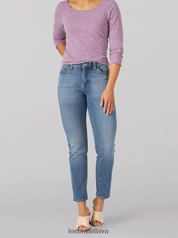 Lee oblečenie HL0J0R48 križovatka ženy ultra lux comfort slim rovné džínsy (drobné)