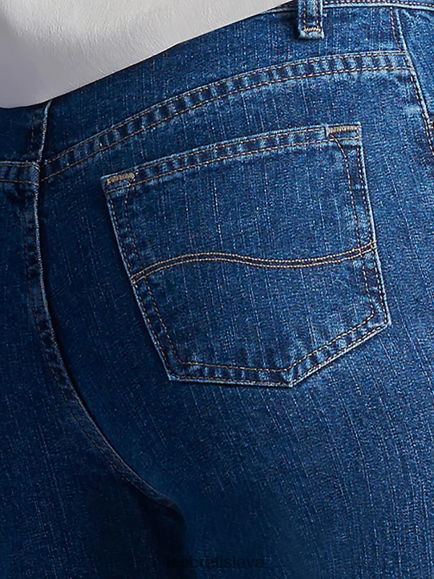 Lee oblečenie HL0J0R50 lívia ženy 100% bavlnené džínsy uvoľneného strihu s rovnými nohavicami (drobné)