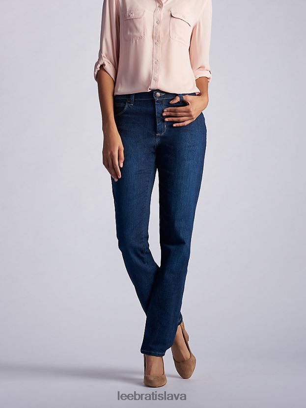 Lee oblečenie HL0J0R52 autentická severská - lycra ženy strečový uvoľnený strih džínsy s rovnými nohami