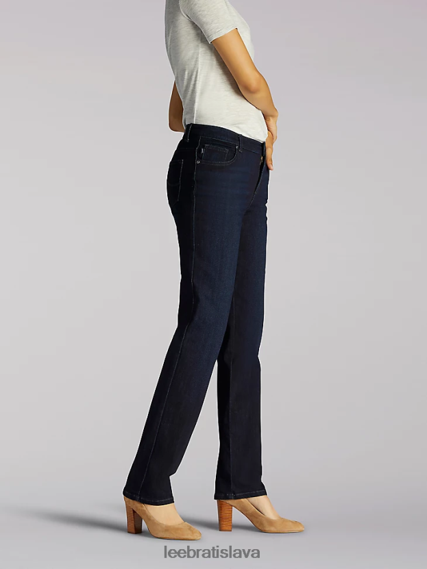 Lee oblečenie HL0J0R57 niagra ženy strečový uvoľnený strih džínsy s rovnými nohami