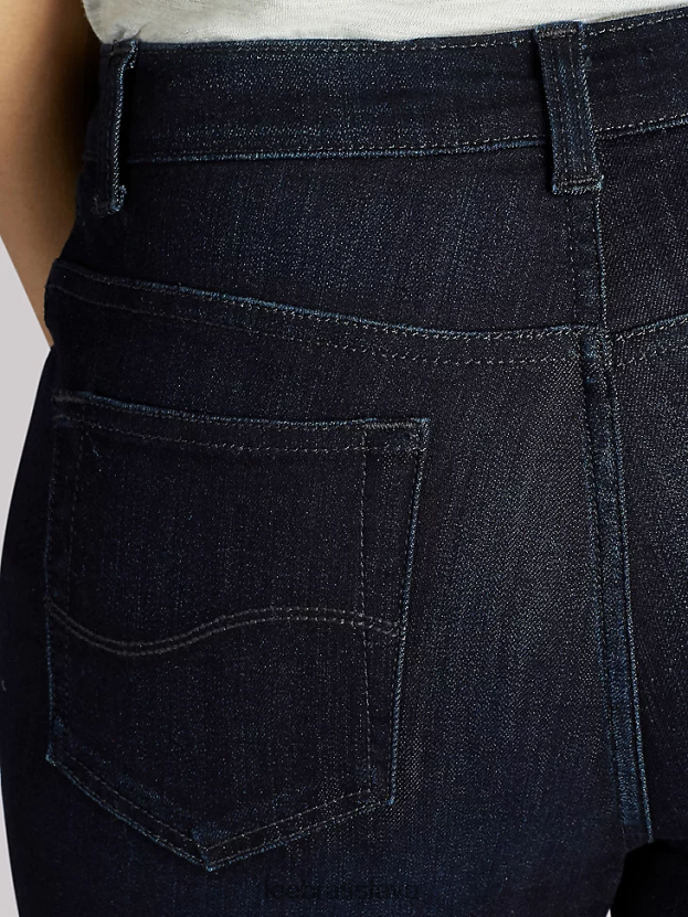 Lee oblečenie HL0J0R57 niagra ženy strečový uvoľnený strih džínsy s rovnými nohami