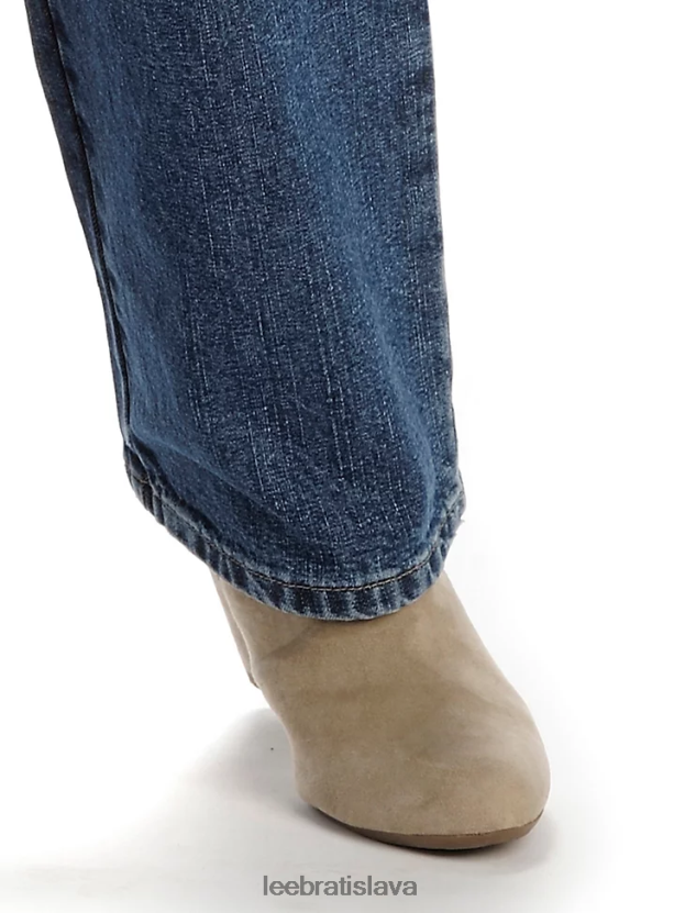 Lee oblečenie HL0J0R59 aero ženy 100% bavlnené džínsy uvoľneného strihu s rovnými nohavicami (plus)