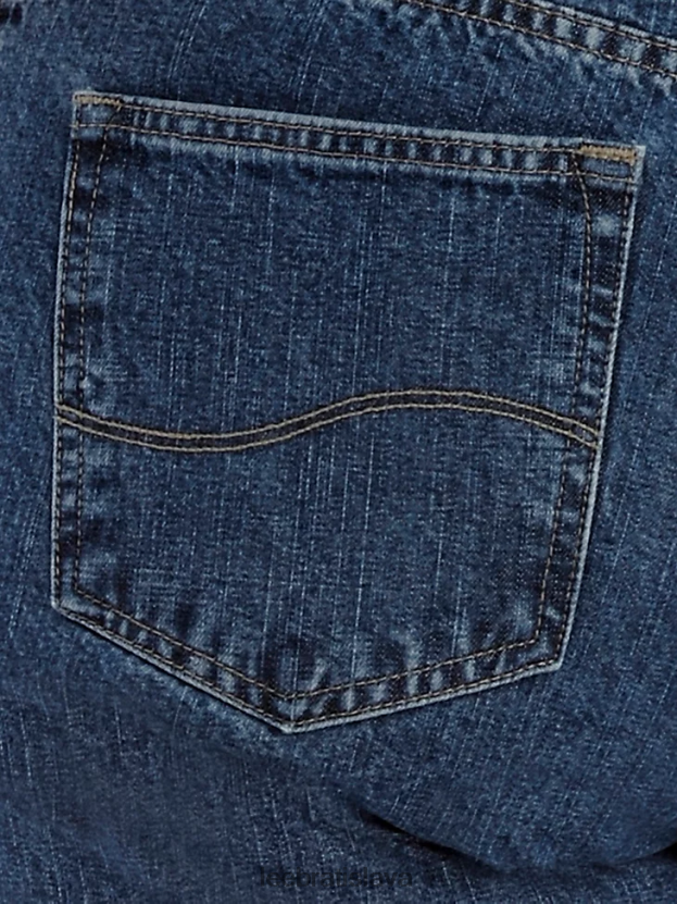 Lee oblečenie HL0J0R60 lívia ženy 100% bavlnené džínsy uvoľneného strihu s rovnými nohavicami (plus)