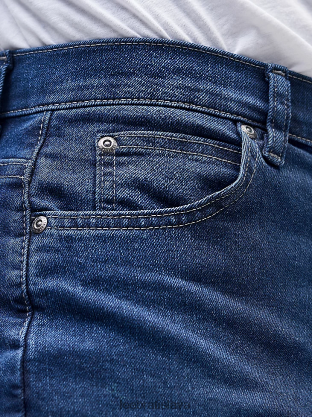 Lee oblečenie HL0J0R66 prémiová tmavá ženy originálne džínsy s rovnými nohavicami v uvoľnenom strihu (drobné)