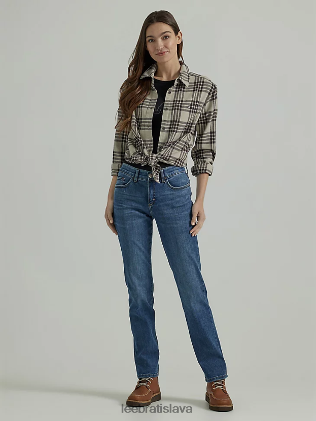 Lee oblečenie HL0J0R68 seattle ženy ultra lux s flex motion regular fit džínsy s rovnými nohavicami