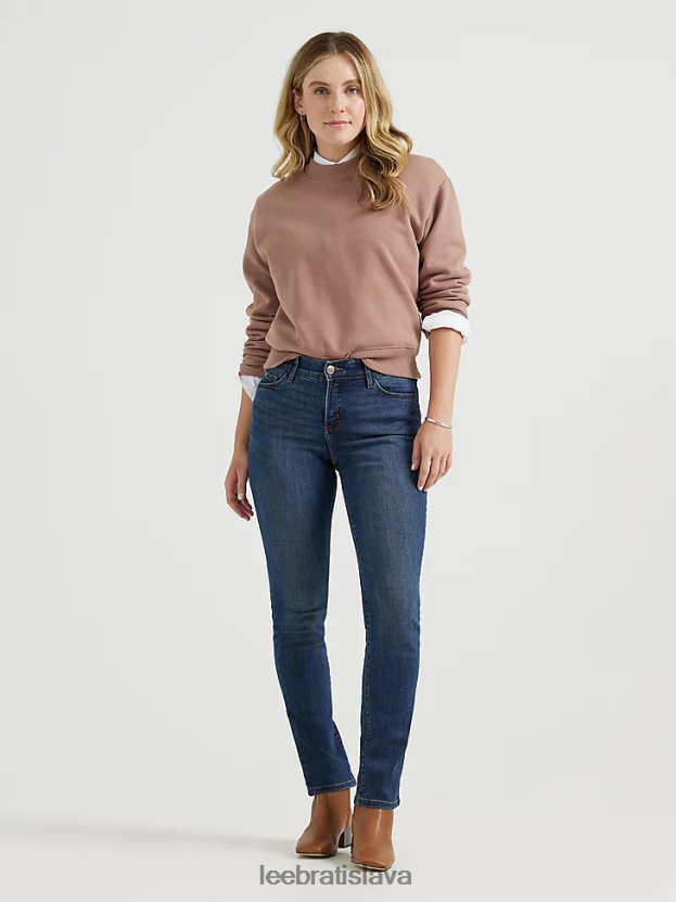 Lee oblečenie HL0J0R71 kráľovská čakra ženy ultra lux s flex motion regular fit džínsy s rovnými nohavicami