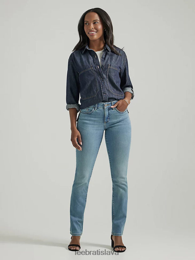 Lee oblečenie HL0J0R72 severné pobrežie ženy ultra lux s flex motion regular fit džínsy s rovnými nohavicami