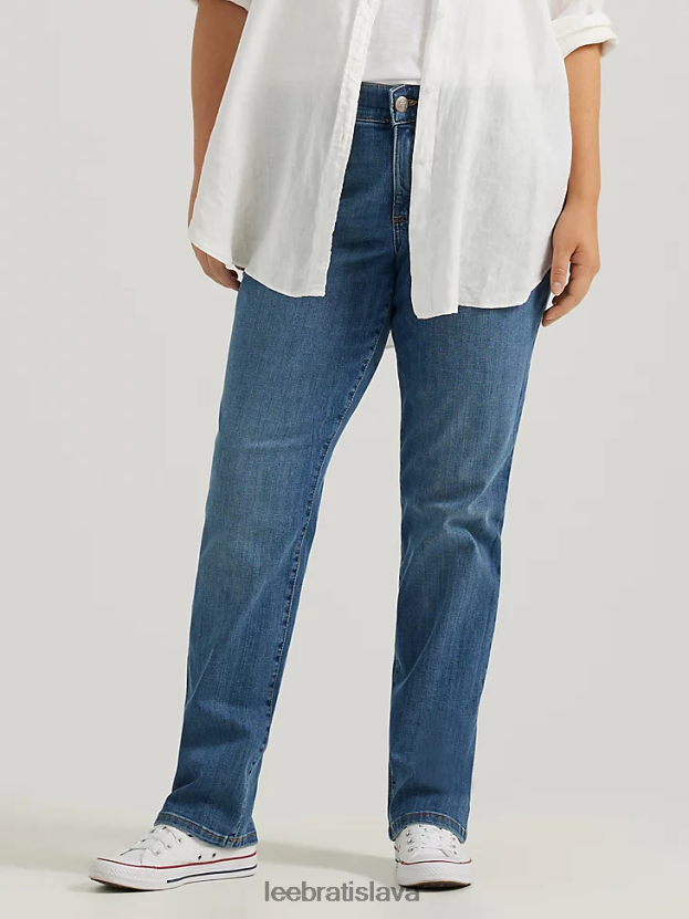 Lee oblečenie HL0J0R73 seattle ženy ultra lux s flex motion regular fit džínsy s rovnými nohavicami (plus)