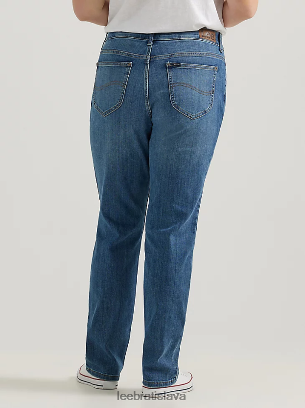 Lee oblečenie HL0J0R73 seattle ženy ultra lux s flex motion regular fit džínsy s rovnými nohavicami (plus)