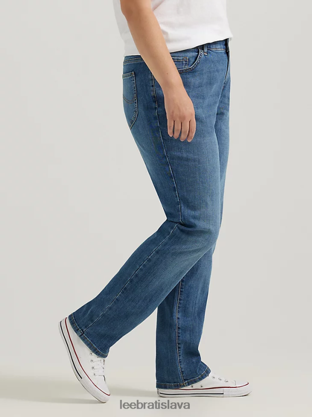 Lee oblečenie HL0J0R73 seattle ženy ultra lux s flex motion regular fit džínsy s rovnými nohavicami (plus)