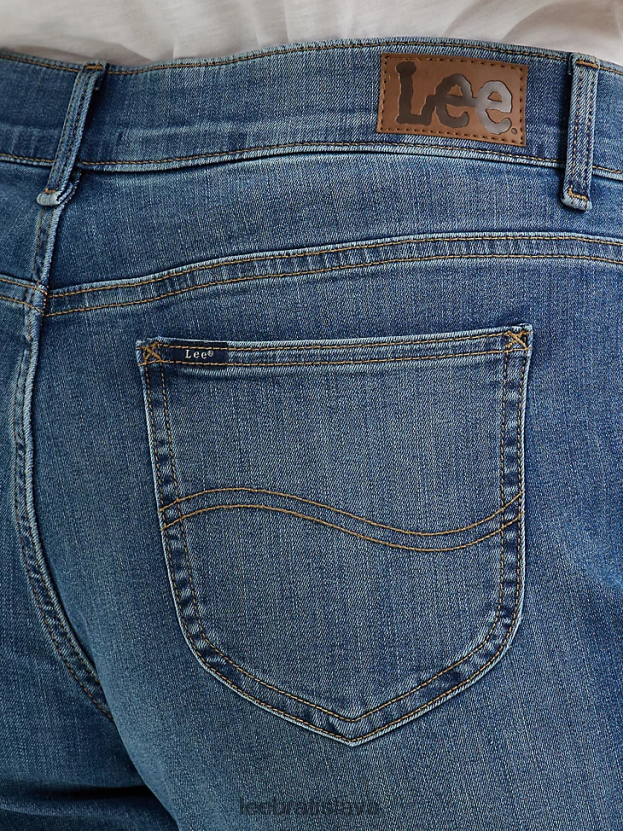 Lee oblečenie HL0J0R73 seattle ženy ultra lux s flex motion regular fit džínsy s rovnými nohavicami (plus)