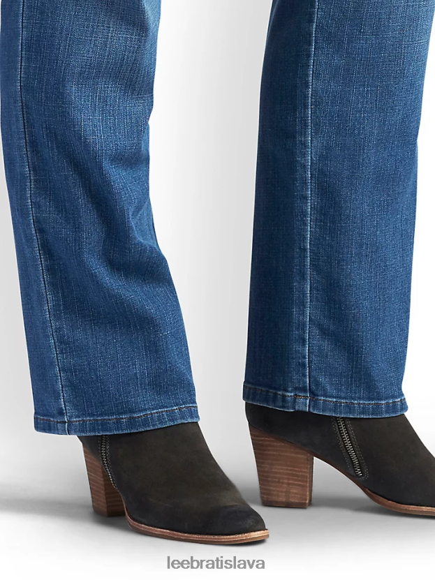 Lee oblečenie HL0J0R90 poludník ženy strečové džínsy uvoľneného strihu s rovnými nohami (plus)