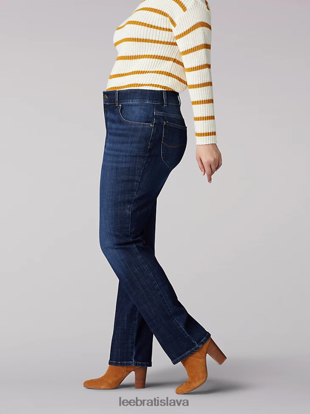 Lee oblečenie HL0J0R91 začarovaný ženy strečové džínsy uvoľneného strihu s rovnými nohami (plus)