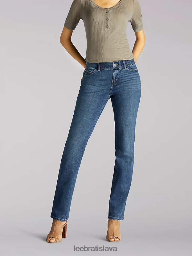 Lee oblečenie HL0J0R98 rayne ženy ultra lux s flex motion regular fit džínsy s rovnými nohavicami (drobné)