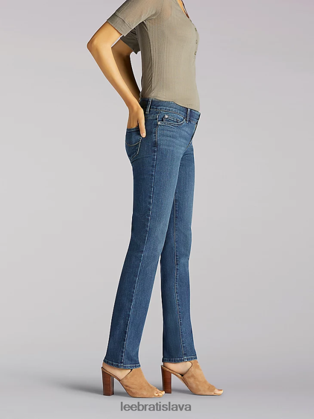 Lee oblečenie HL0J0R98 rayne ženy ultra lux s flex motion regular fit džínsy s rovnými nohavicami (drobné)