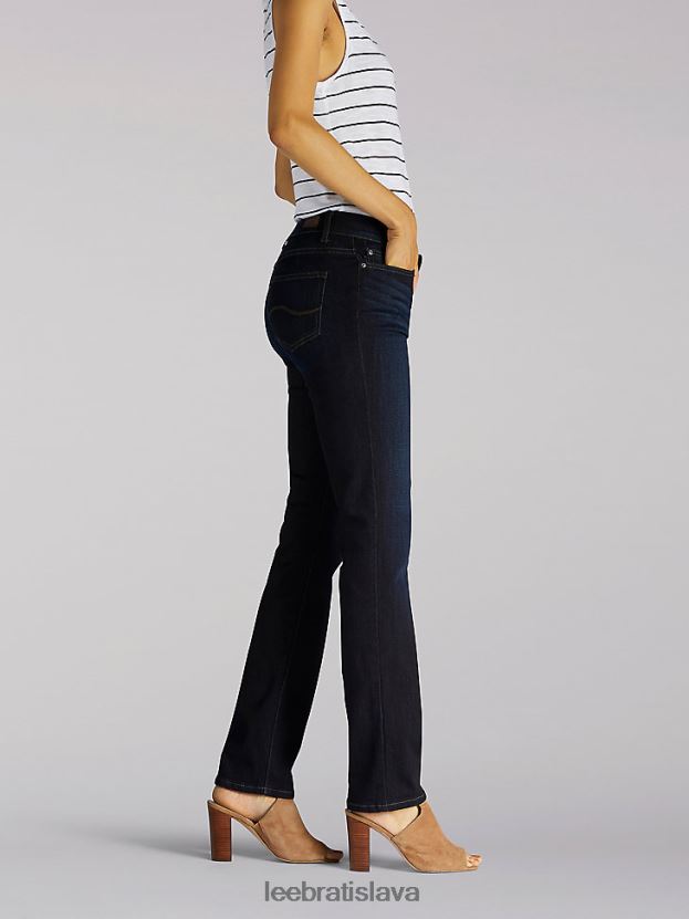 Lee oblečenie HL0J0R99 niagara ženy ultra lux s flex motion regular fit džínsy s rovnými nohavicami (drobné)