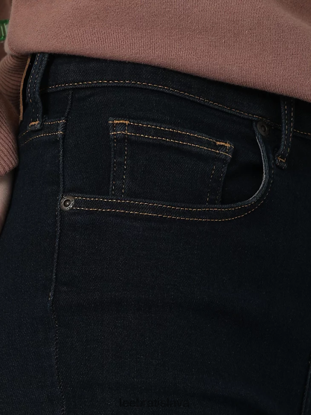 Lee oblečenie HL0J0R145 zimná noc ženy vintage moderný vysoký vzostup vždy fit svetlice džínsy