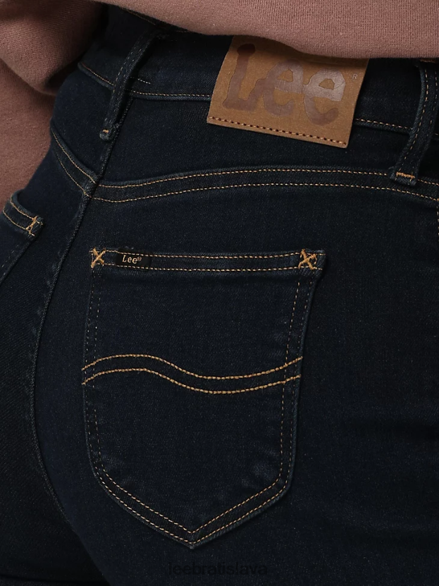 Lee oblečenie HL0J0R145 zimná noc ženy vintage moderný vysoký vzostup vždy fit svetlice džínsy