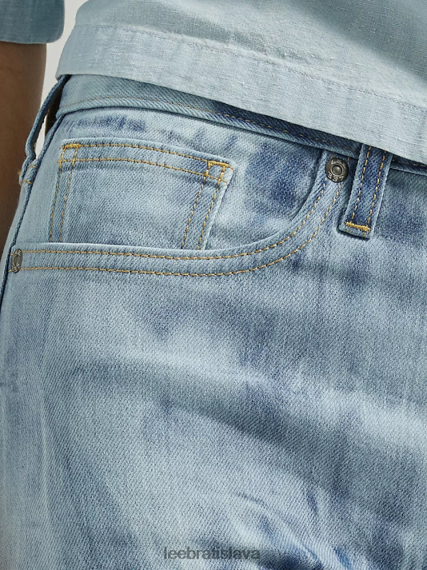 Lee oblečenie HL0J0R153 silná búrka ženy high rise tie dye flare džínsy