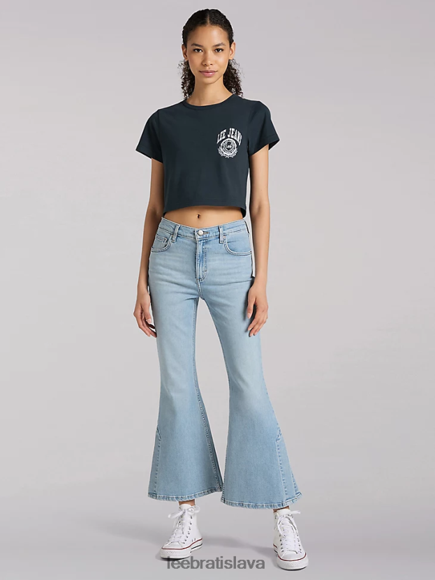 Lee oblečenie HL0J0R170 slnečné bielidlo ženy európska kolekcia výškové rozdelenie svetlice jean