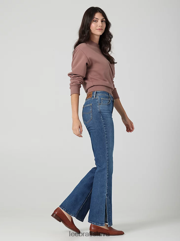 Lee oblečenie HL0J0R171 janet ženy európska kolekcia výškové rozdelenie svetlice jean