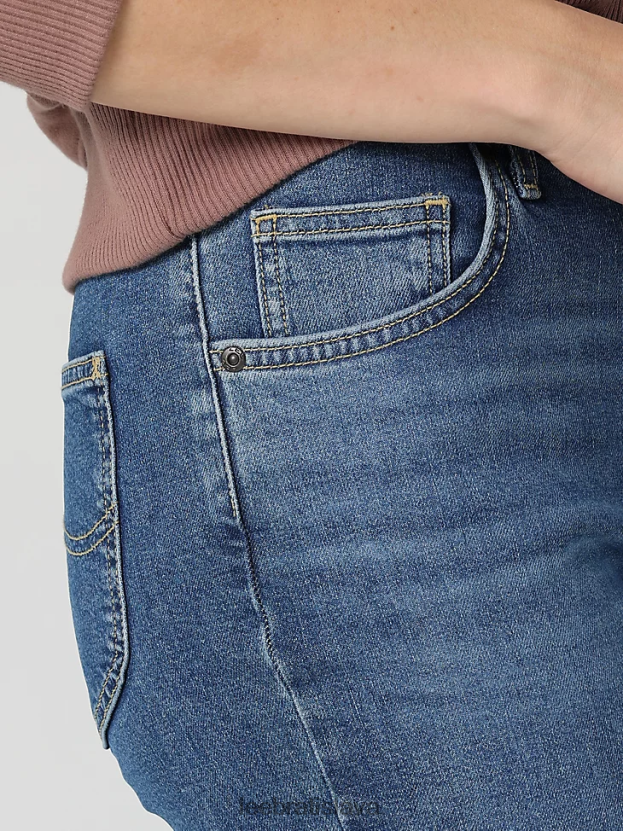 Lee oblečenie HL0J0R171 janet ženy európska kolekcia výškové rozdelenie svetlice jean