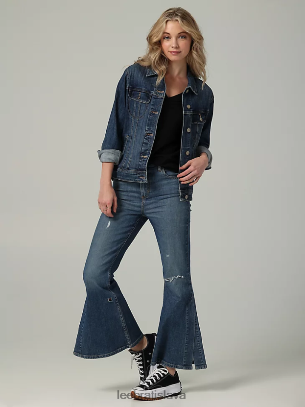 Lee oblečenie HL0J0R173 slnečný kameň ženy európska kolekcia výškové rozdelenie svetlice jean