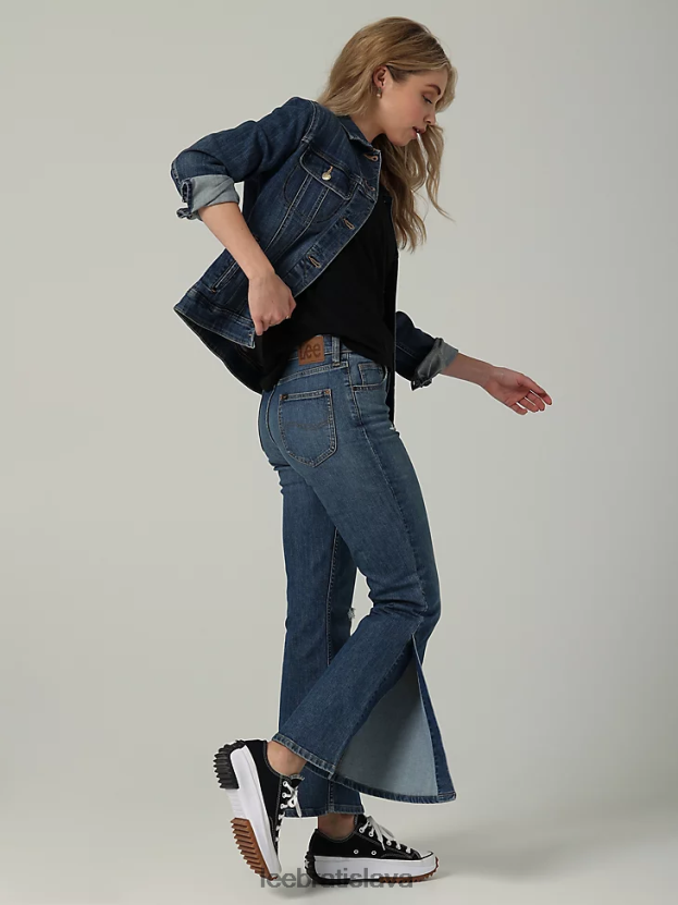 Lee oblečenie HL0J0R173 slnečný kameň ženy európska kolekcia výškové rozdelenie svetlice jean