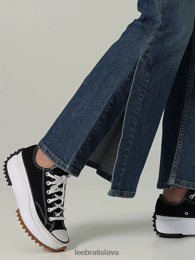 Lee oblečenie HL0J0R173 slnečný kameň ženy európska kolekcia výškové rozdelenie svetlice jean