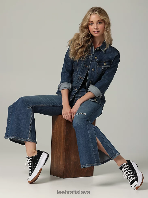 Lee oblečenie HL0J0R173 slnečný kameň ženy európska kolekcia výškové rozdelenie svetlice jean