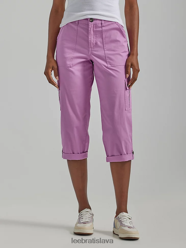 Lee oblečenie HL0J0R431 maceška ženy ultra lux s flex-to-go uvoľneným nákladom capri