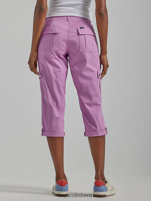 Lee oblečenie HL0J0R431 maceška ženy ultra lux s flex-to-go uvoľneným nákladom capri