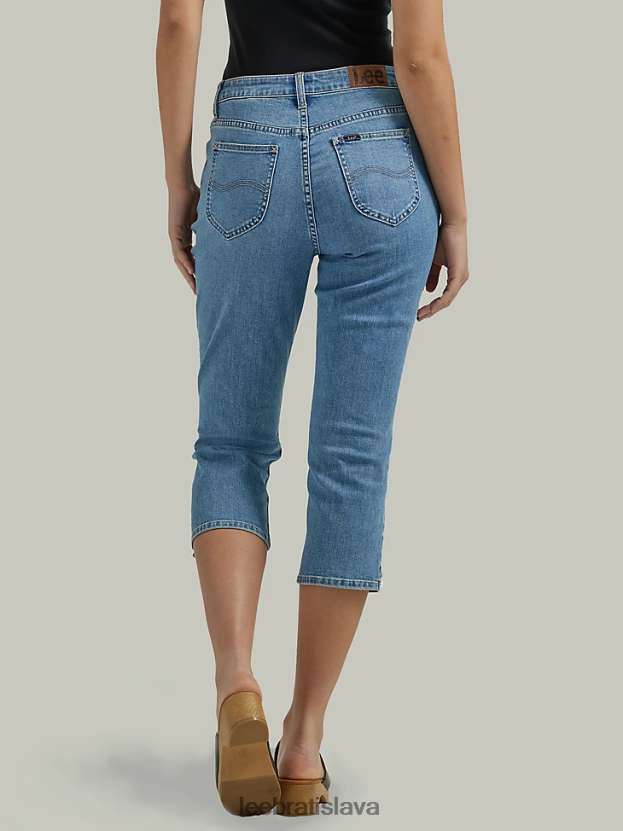 Lee oblečenie HL0J0R439 vyblednutie pary ženy legendárne regular fit capri