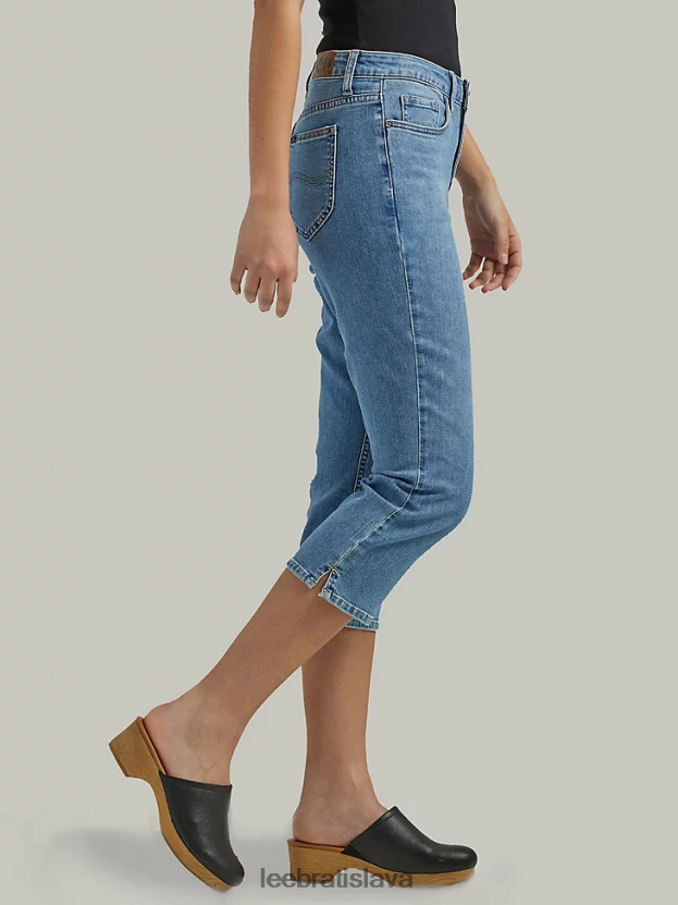 Lee oblečenie HL0J0R439 vyblednutie pary ženy legendárne regular fit capri