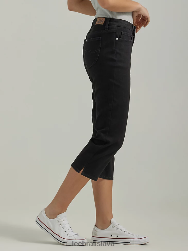 Lee oblečenie HL0J0R442 čierna ženy legendárne regular fit capri