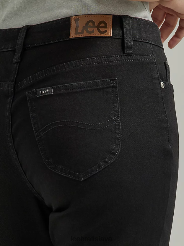 Lee oblečenie HL0J0R442 čierna ženy legendárne regular fit capri