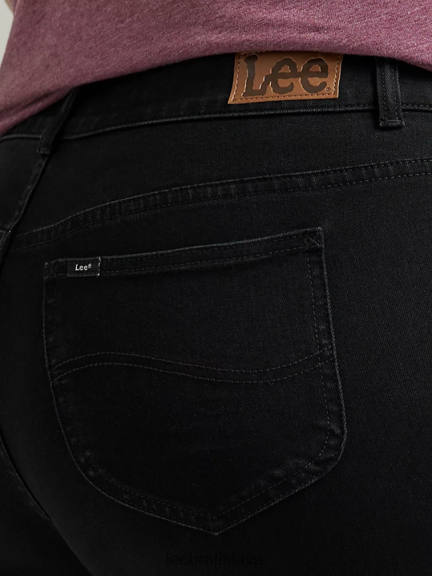 Lee oblečenie HL0J0R451 čierna ženy legendárne regular fit capri (plus)