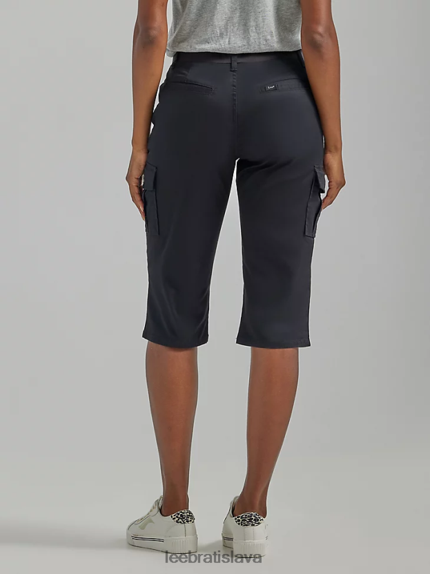 Lee oblečenie HL0J0R456 čierna ženy ultra lux s flex-to-go uvoľneným zberačom nákladu (malý)