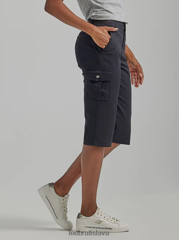 Lee oblečenie HL0J0R456 čierna ženy ultra lux s flex-to-go uvoľneným zberačom nákladu (malý)