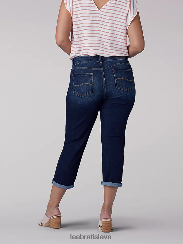 Lee oblečenie HL0J0R466 začarovaný ženy ultra lux s flex motion capri (plus)