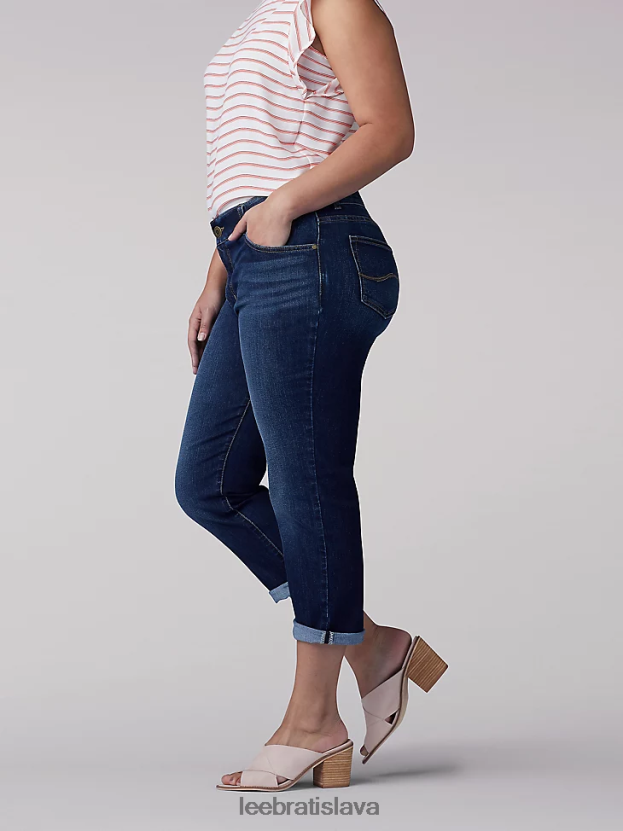 Lee oblečenie HL0J0R466 začarovaný ženy ultra lux s flex motion capri (plus)