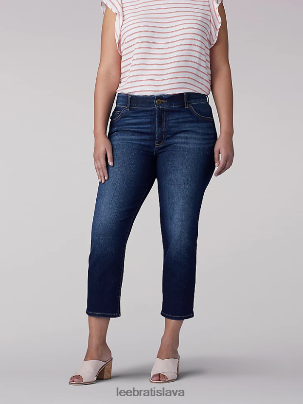 Lee oblečenie HL0J0R466 začarovaný ženy ultra lux s flex motion capri (plus)