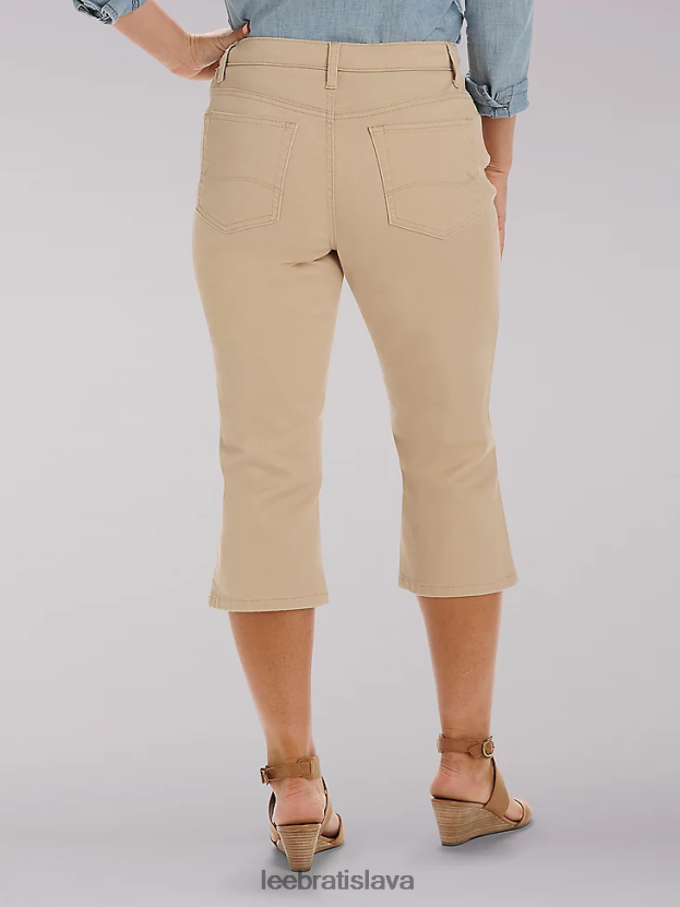 Lee oblečenie HL0J0R470 kaviareň ženy uvoľnený fit capri