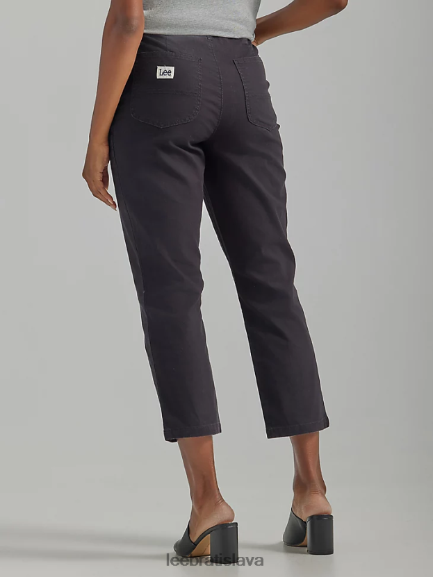 Lee oblečenie HL0J0R180 čierna ženy ultra luxusné skrátené nohavice