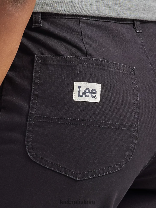 Lee oblečenie HL0J0R180 čierna ženy ultra luxusné skrátené nohavice