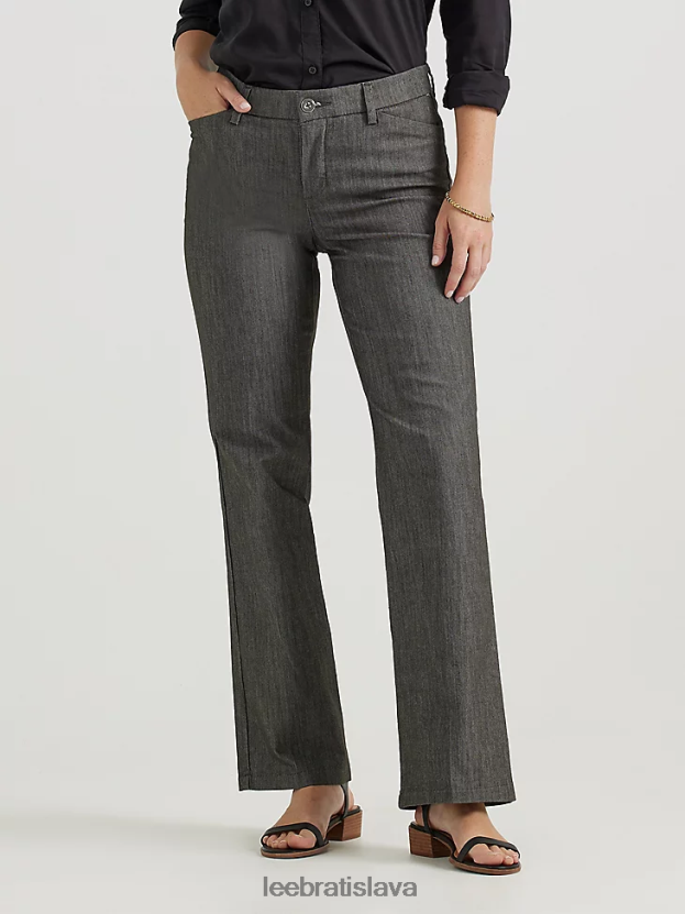 Lee oblečenie HL0J0R184 uhlíkový oplach ženy ultra lux s flex motion regular fit nohavicové nohavice