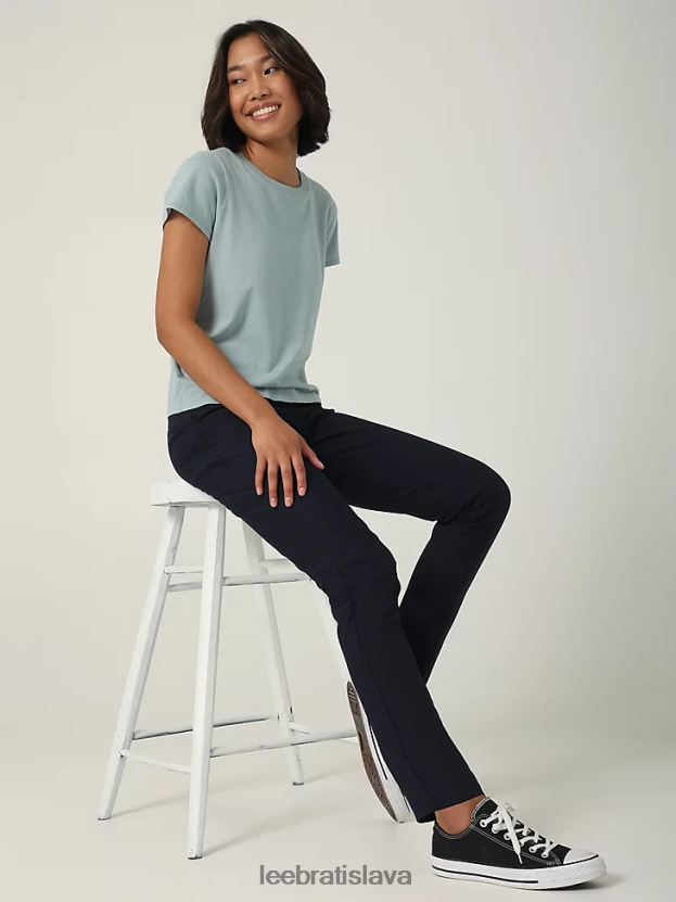 Lee oblečenie HL0J0R191 nitovať námorníctvo ženy h.d. maven členkové nohavice