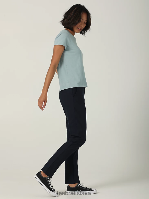 Lee oblečenie HL0J0R191 nitovať námorníctvo ženy h.d. maven členkové nohavice