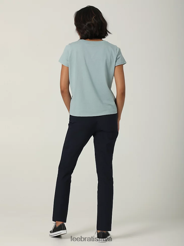 Lee oblečenie HL0J0R191 nitovať námorníctvo ženy h.d. maven členkové nohavice